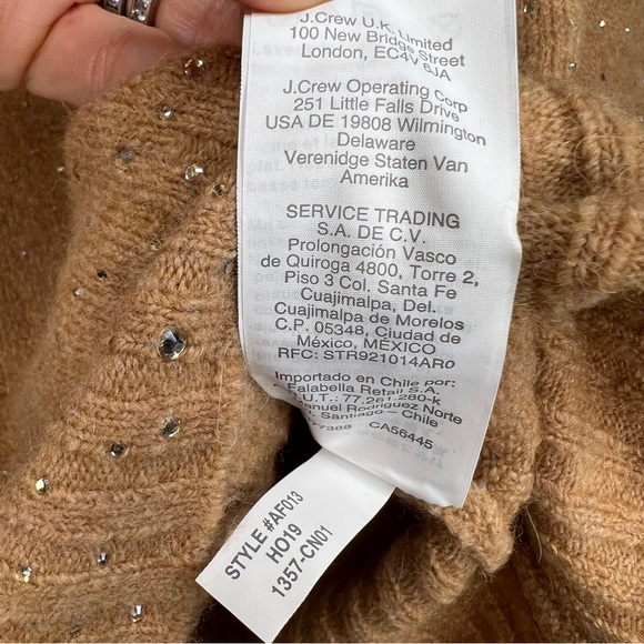 J CREW Gemstone Sweater in Supersoft Yarn - AF013 - Sz XS - Picture 11 of 11